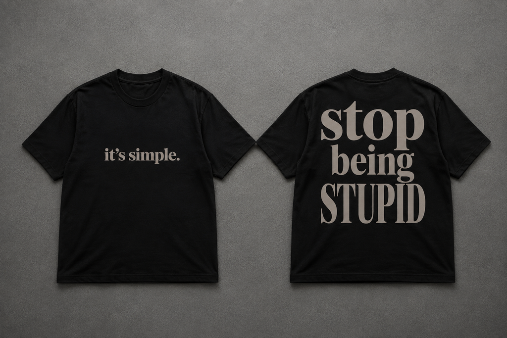 JUSTINTIME® It's Simple Tee homepage image