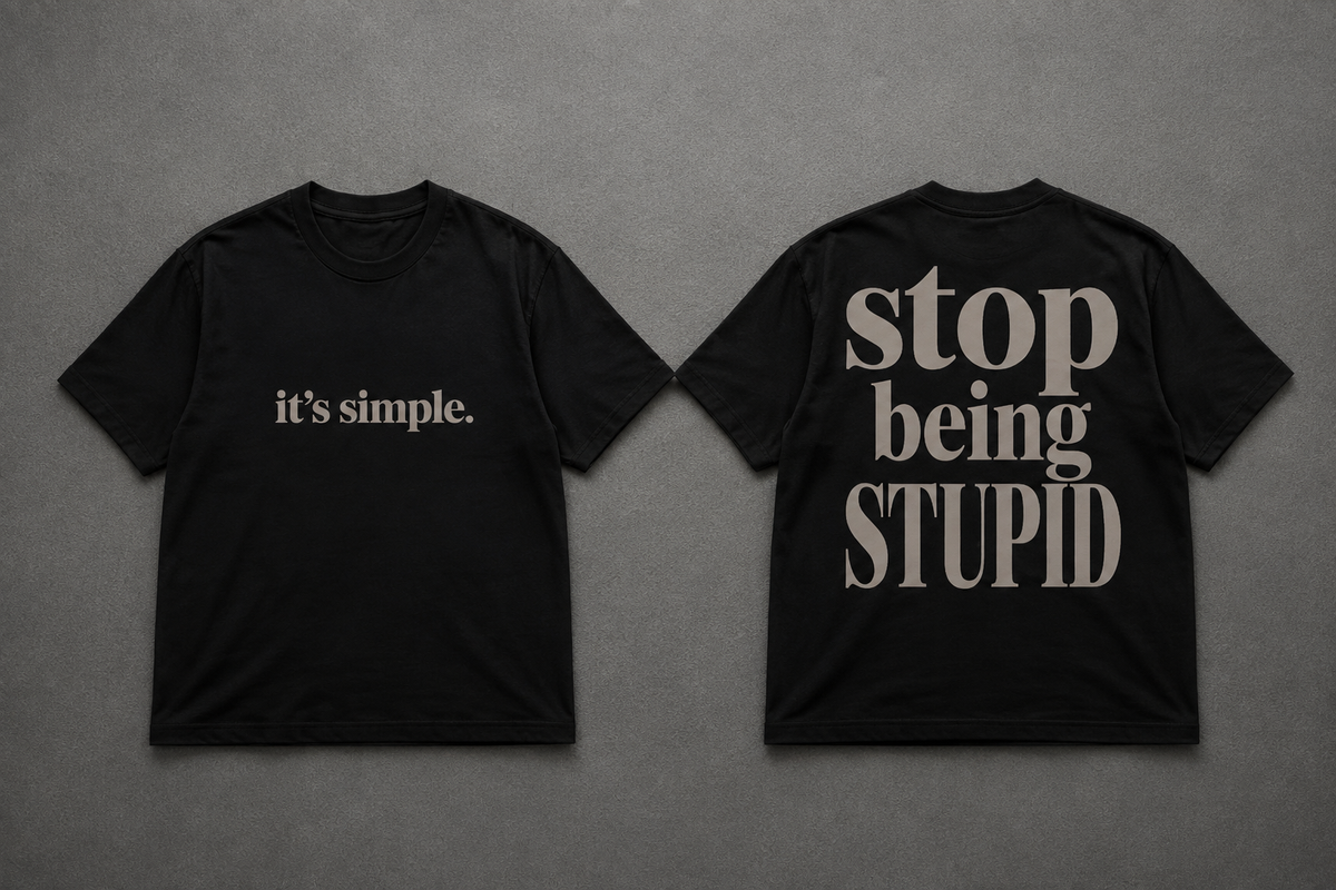JUSTINTIME® It's Simple Tee homepage image